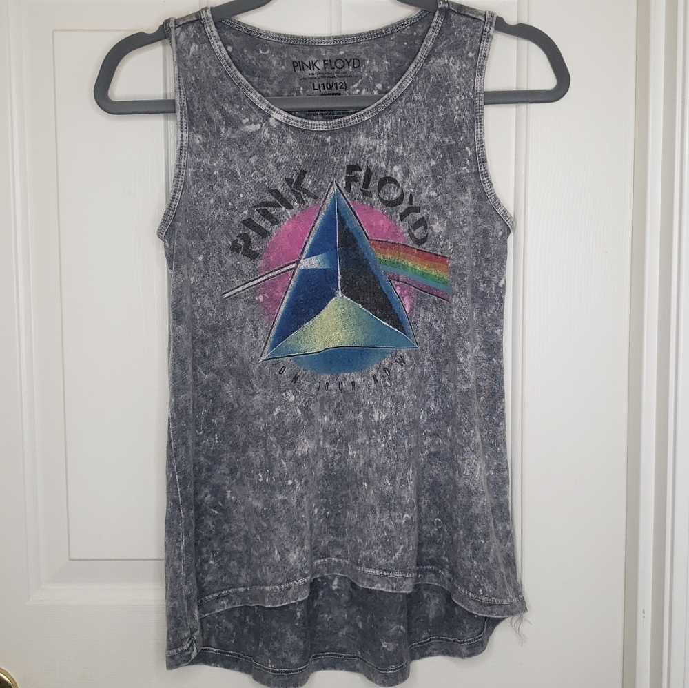 3/$25 ๐ฅ Pink Floyd Gray Tank Top - Picture 1 of 2